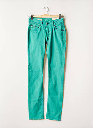 Pantalon slim vert PEPE JEANS femme