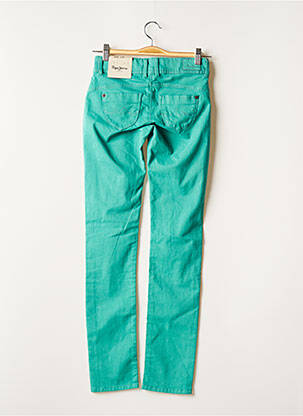 Pantalon slim vert PEPE JEANS femme