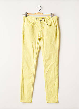 Jeans coupe slim jaune STREET ONE pour femme