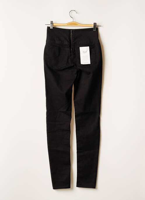 Pantalon slim noir PIECES pour femme