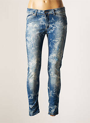 Jeans coupe slim bleu DE ANGELIS femme