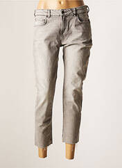 Jeans coupe droite gris SCOTCH & SODA pour femme seconde vue