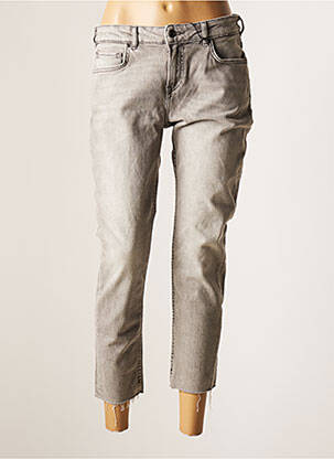 Jeans coupe droite gris SCOTCH & SODA pour femme