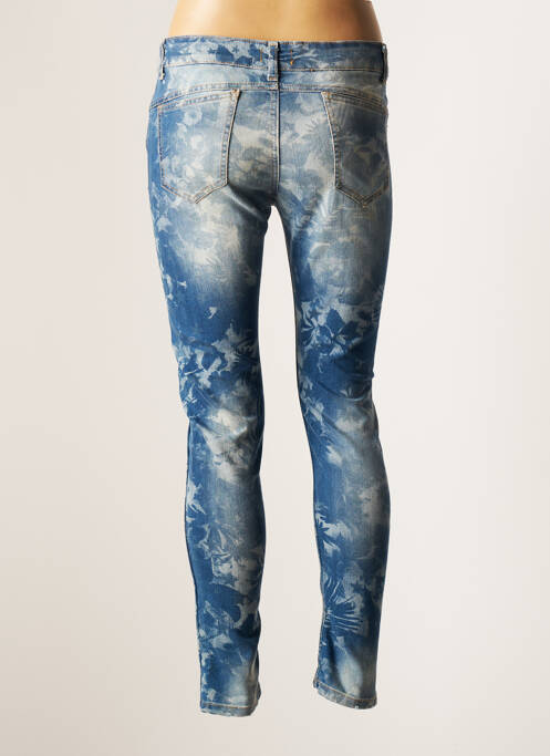 Jeans coupe slim bleu DE ANGELIS pour femme