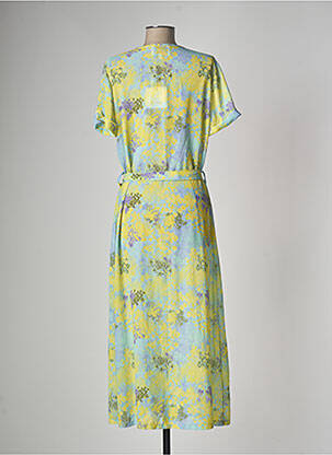 Robe longue jaune BELLITA femme