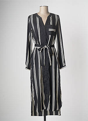 Robe mi-longue noir VERO MODA femme