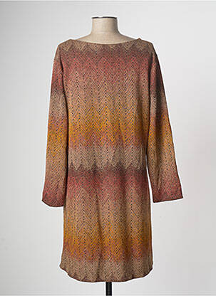 Robe courte marron BELLITA femme