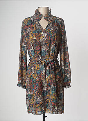 Robe mi-longue noir BELLITA femme