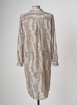 Robe mi-longue beige BELLITA femme