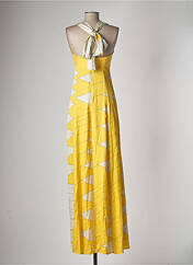 Robe longue jaune MANGO pour femme seconde vue
