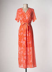 Robe longue orange BELLITA pour femme seconde vue