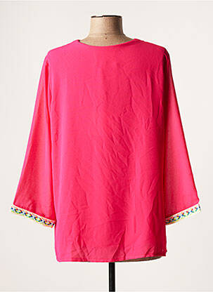 Tunique manches longues rose BELLITA femme