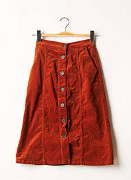 Jupe mi-longue marron LE FABULEUX MARCEL DE BRUXELLES femme