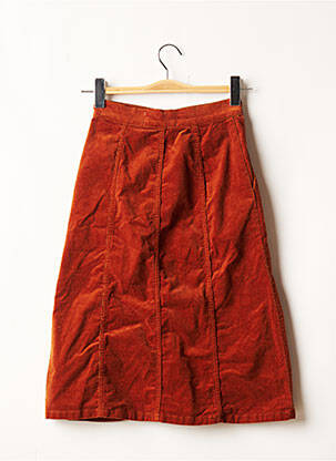Jupe mi-longue marron LE FABULEUX MARCEL DE BRUXELLES femme