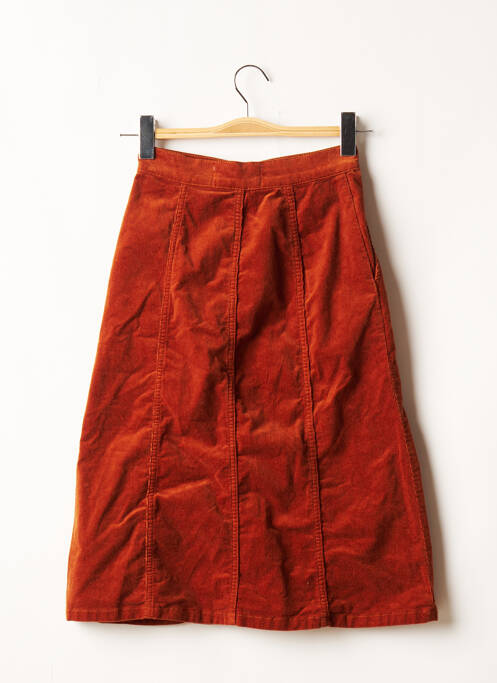 Jupe mi-longue marron LE FABULEUX MARCEL DE BRUXELLES pour femme