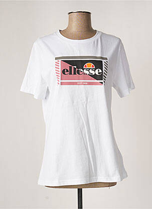 T-shirt blanc ELLESSE pour femme