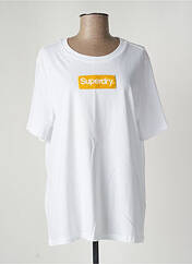 T-shirt blanc SUPERDRY pour femme seconde vue
