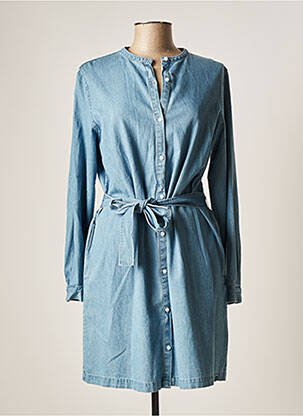 Robe mi-longue bleu SUPERDRY pour femme