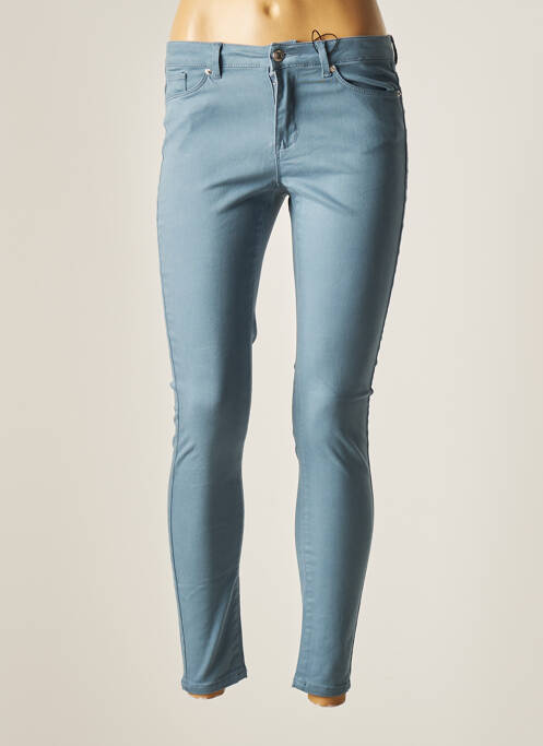 Pantalon slim bleu VERO MODA pour femme