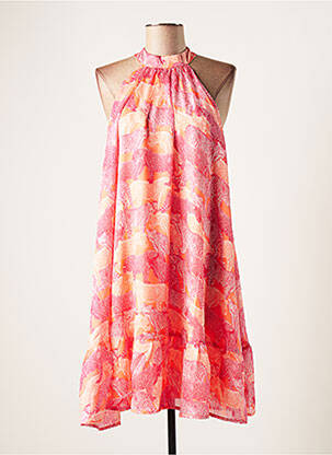 Robe mi-longue sans manche sans manche rose MOLLY BRACKEN femme