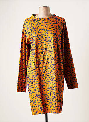Robe courte orange COLINE pour femme