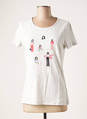 T-shirt gris S.OLIVER pour femme