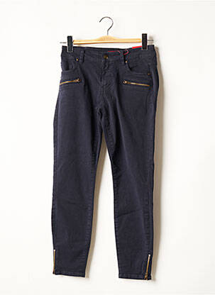 Pantalon slim broderie rivets taille normale bleu S.OLIVER femme