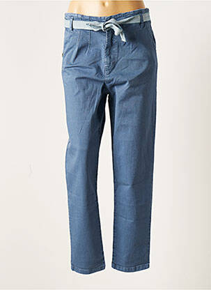 Pantalon droit bleu PAKO LITTO pour femme
