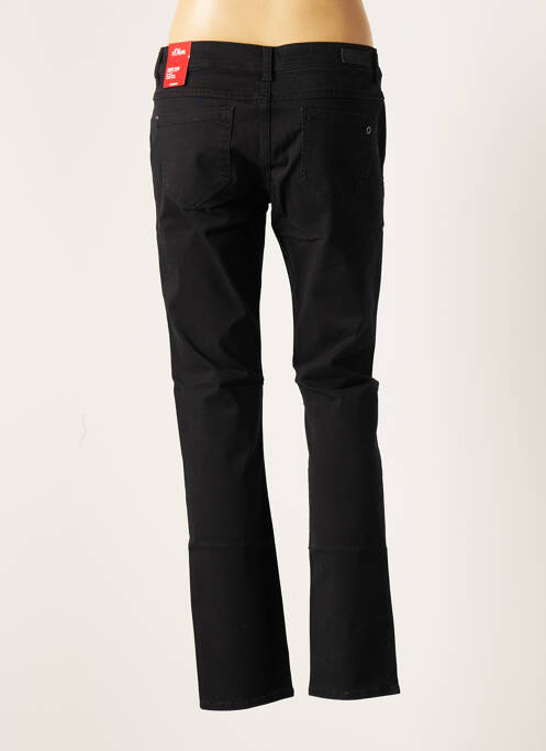 Jeans coupe slim noir S.OLIVER pour femme