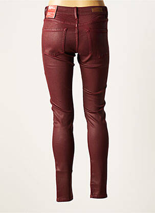 Pantalon slim tissage enduit taille normale rouge S.OLIVER femme