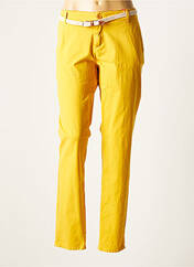 Pantalon chino jaune S.OLIVER pour femme seconde vue