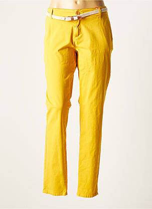 Pantalon chino jaune S.OLIVER pour femme