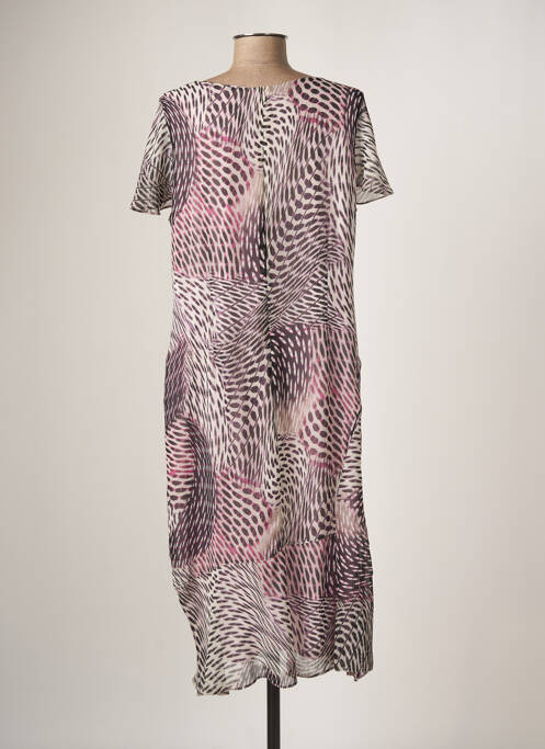 Robe mi-longue rose GUY DUBOUIS pour femme