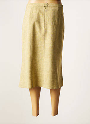 Jupe courte coupe droite vert FRANCE RIVOIRE femme