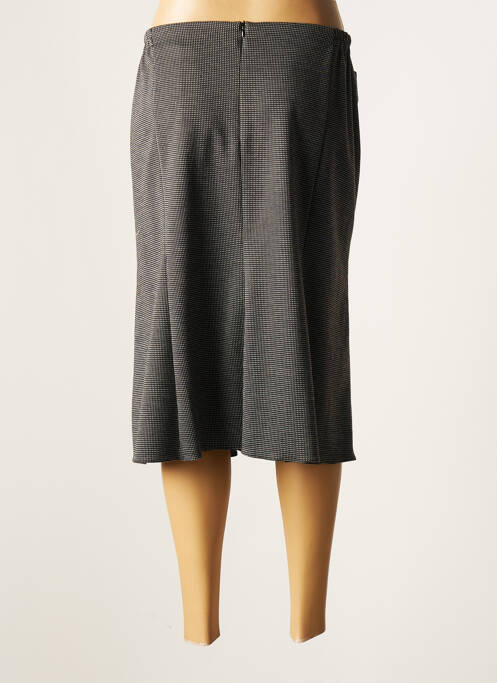 Jupe mi-longue gris GUY DUBOUIS pour femme