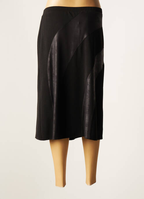 Jupe mi-longue noir GUY DUBOUIS pour femme
