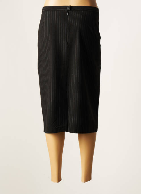 Jupe mi-longue noir GUY DUBOUIS pour femme