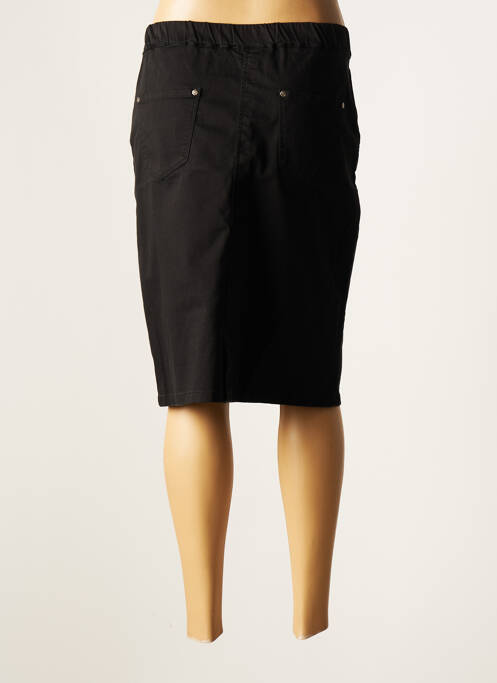 Jupe mi-longue noir GUY DUBOUIS pour femme