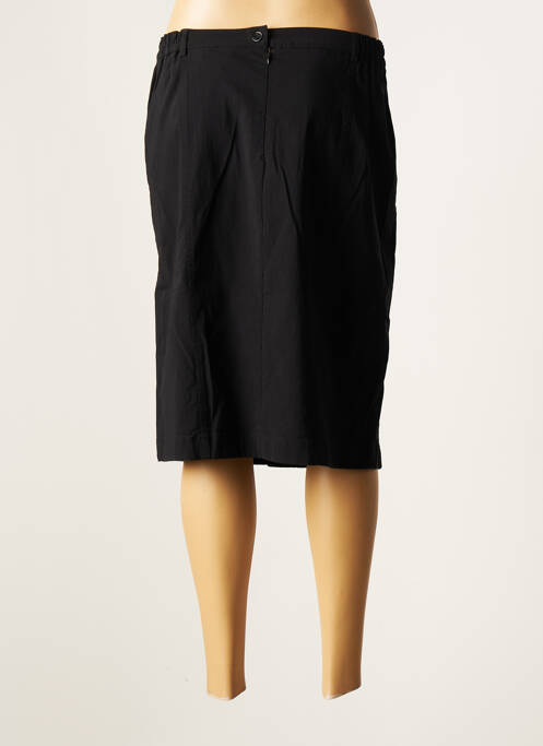 Jupe mi-longue noir TRICOTS SAINT LUC pour femme