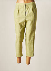Pantalon 7/8 vert FRANCE RIVOIRE pour femme seconde vue