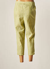 Pantalon 7/8 vert FRANCE RIVOIRE pour femme seconde vue