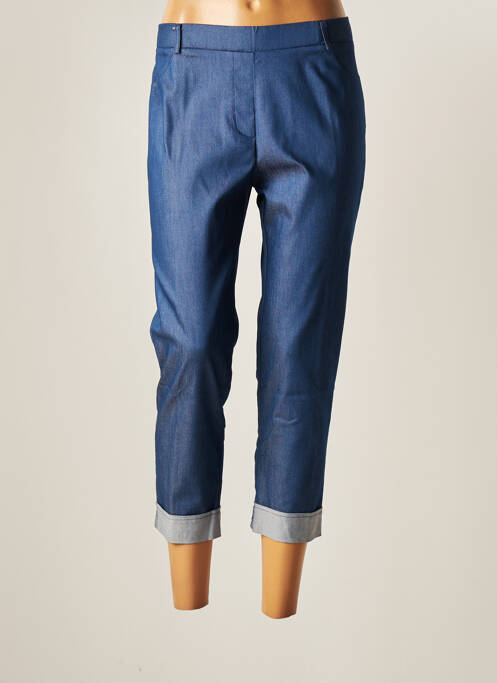 Pantalon droit bleu TELMAIL pour femme