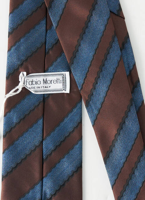 Cravate marron FABIO MORETTI pour homme