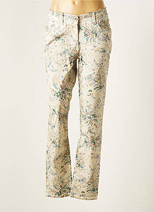 Pantalon slim stretch taille normale beige CECIL femme