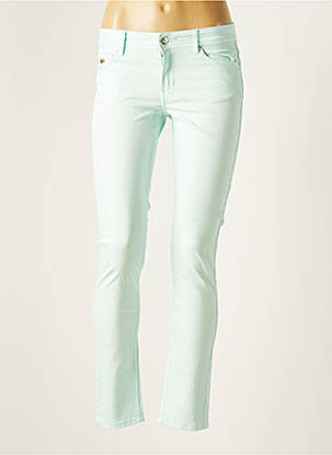 Pantalon slim stretch taille normale bleu LOIS femme