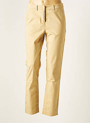 Pantalon chino beige B. COASTLINE pour femme