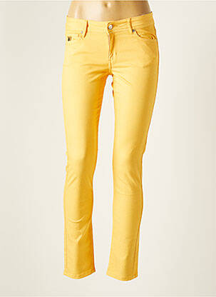 Pantalon slim jaune LOIS pour femme