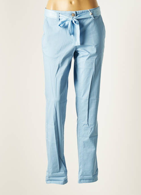 Pantalon chino bleu C'EST BEAU LA VIE pour femme