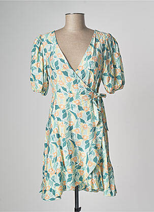 Robe courte manches courtes manches courtes vert TIFFOSI femme