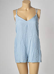Combishort coupe fluide fines bretelles bleu TIFFOSI femme